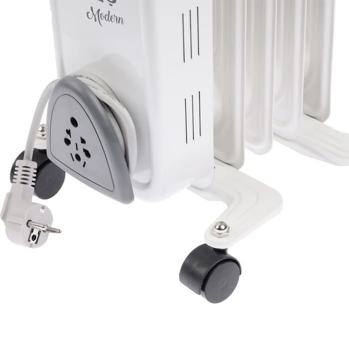 Обогреватель масляный ENGY EN-2205 Modern, 5 секций, напольный, 1000 Вт, 10 м², белый