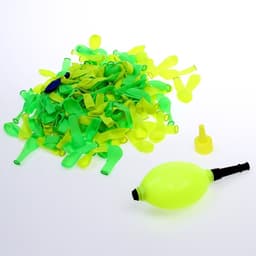 Водяные бомбочки «Бей в цель», 200 шт., с насосом и насадкой, МИКС