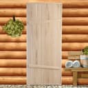 Дверь для бани и сауны, коробка 180×80 см, деревянная, на клиньях, массив, «Добропаровъ»