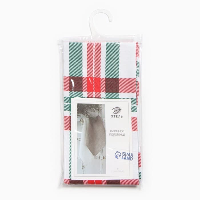 Полотенце кухонное «Этель» Holiday decoration, 40×73 см, хлопок 100%, репс 210 г/м²