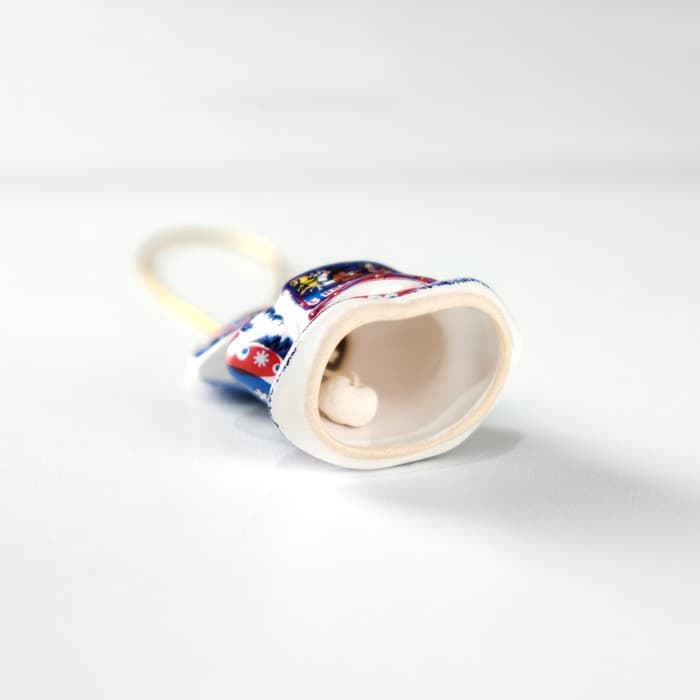 Набор ёлочных игрушек «Дед Мороз и Машенька», 6 см, керамика