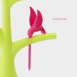 Набор для канапе «Птицы», на подставке, 6 шпажек, МИКС