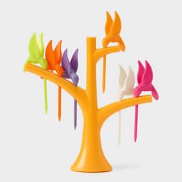 Набор для канапе «Птицы», на подставке, 6 шпажек, МИКС