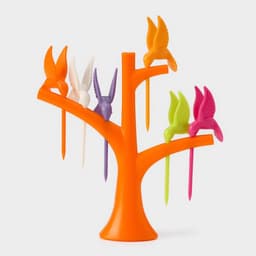 Набор для канапе «Птицы», на подставке, 6 шпажек, МИКС