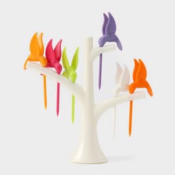 Набор для канапе «Птицы», на подставке, 6 шпажек, МИКС