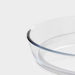 Форма для запекания и выпечки Доляна, 3 л, 35×24×6 см, овальная, жаропрочное стекло, прозрачная