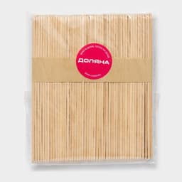 Палочки для мороженого - размешиватель Доляна, 12.5×1.1 см, набор 50 шт., дерево