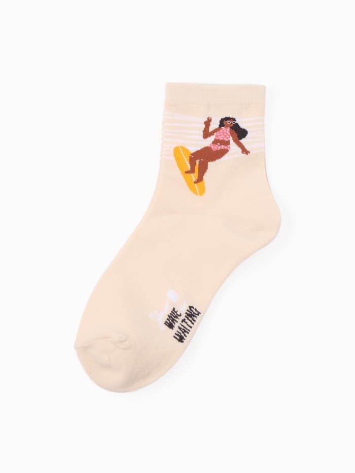 Носки женские KAFTAN Good vibes, набор 5 пар, размер 35-38