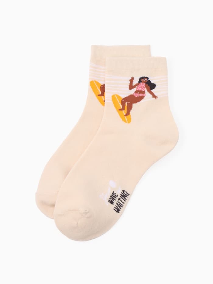 Носки женские KAFTAN Good vibes, набор 5 пар, размер 35-38