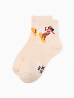 Носки женские KAFTAN Good vibes, набор 5 пар, размер 35-38