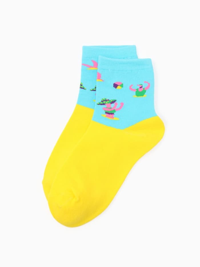 Носки женские KAFTAN Good vibes, набор 5 пар, размер 35-38