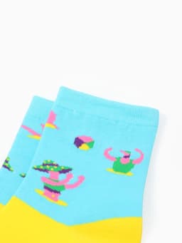 Носки женские KAFTAN Good vibes, набор 5 пар, размер 35-38