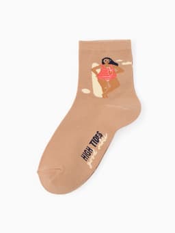 Носки женские KAFTAN Good vibes, набор 5 пар, размер 35-38