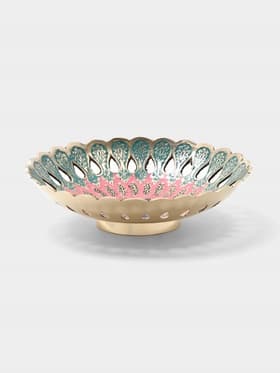 Блюдо «Жана», 17×17×4.5 см, латунь