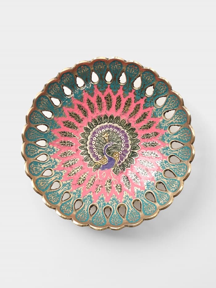 Блюдо «Жана», 17×17×4.5 см, латунь