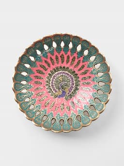 Блюдо «Жана», 17×17×4.5 см, латунь