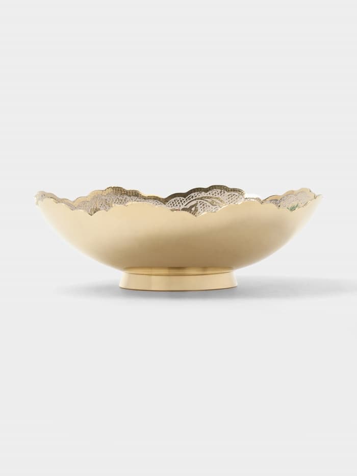 Блюдо «Леония», 16.5×16.5×6 см, латунь