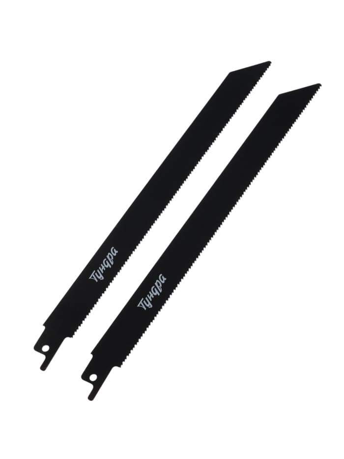 Полотна по металлу для сабельной пилы ТУНДРА, Bimetal, 200/227×1.4 мм, 2 шт.