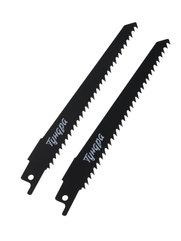 Полотна универсальные для сабельной пилы ТУНДРА, Bimetal, 125/150×4.3 мм, 2 шт.