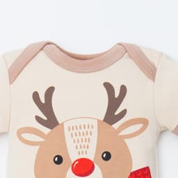 Боди «Крошка Я. Оленёнок», рост 74-80 см, бежевое