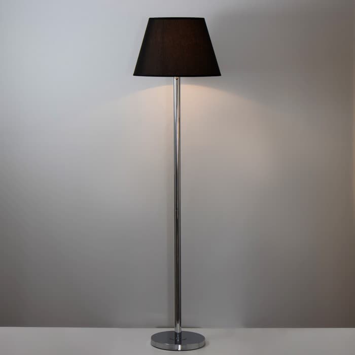 Торшер BayerLux 16440/1BK, Е27, 40 Вт, 38×38×157 см, чёрный