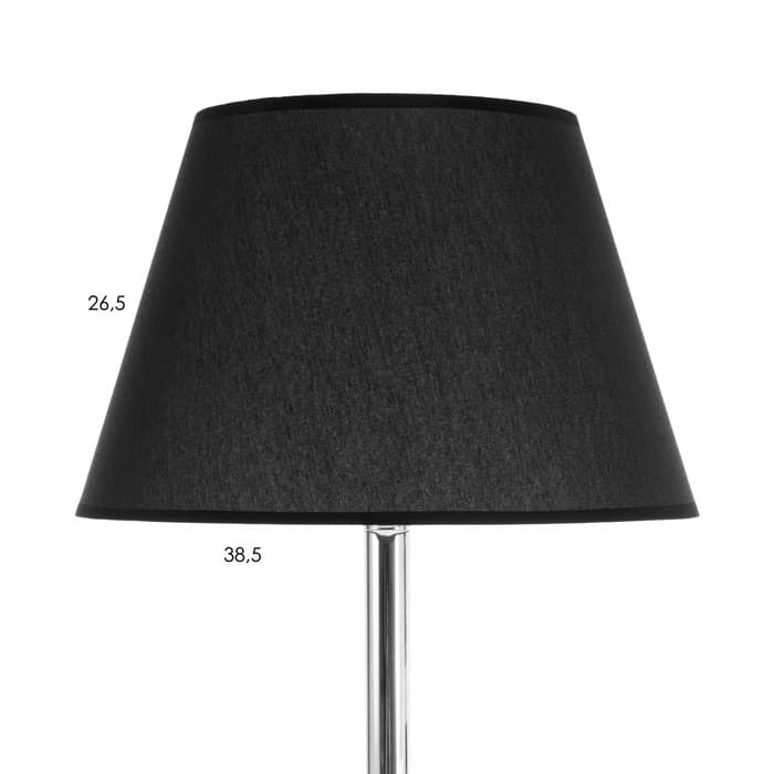 Торшер BayerLux 16440/1BK, Е27, 40 Вт, 38×38×157 см, чёрный