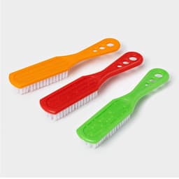 Щётка для овощей и фруктов с ручкой Доляна, 17×3.3×2 см, МИКС