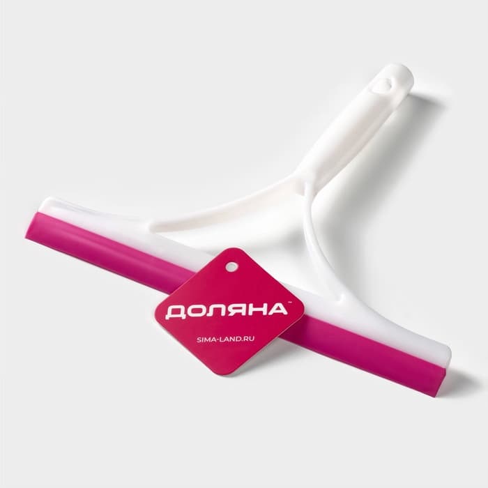Водосгон силиконовый Доляна «Помощник», 25×21 см, МИКС