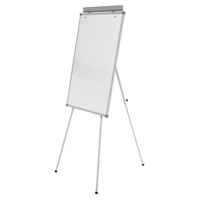 Флипчарт магнитно-маркерный Calligrata PREMIUM, 70×100 см, в УСИЛЕННОМ алюминиевом профиле, на треноге