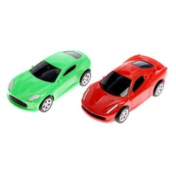 Автотрек «Гонки на суперкарах», с 2 машинами, пульт + ручной генератор, работает от сети