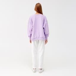 Костюм женский (свитшот, брюки) MINAKU: Casual Collection, сиреневый, размер 42
