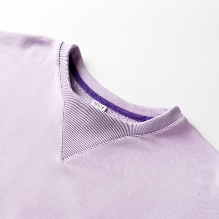Костюм женский (свитшот, брюки) MINAKU: Casual Collection, сиреневый, размер 42