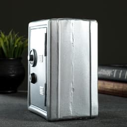 Копилка для денег «Сейф», гипс, стальной, 12×10×18 см