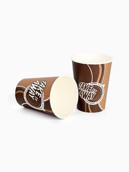 Стакан одноразовый бумажный COFFEE для горячих напитков, 350 мл, диаметр 90 мм