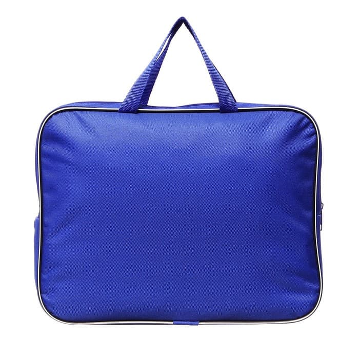 Папка с ручками текстильная А4, 350×270×70 мм, Calligrata «Офис», внутренний карман, синяя