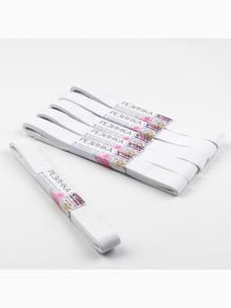 Резинки бельевые, 20 мм, 2±0.5 м, набор 6 шт., белые