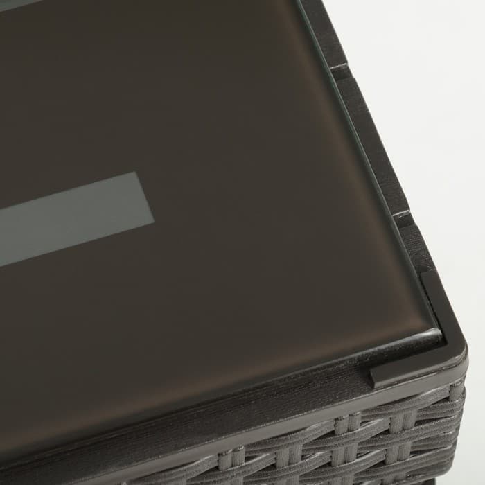 Комплект садовой мебели «Калифорния», 3 предмета: 2 кресла, стол, тёмно-коричневый