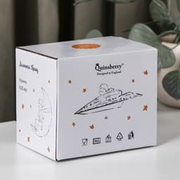 Кружка Quinsberry «Маленький принц», 380 мл, фарфор, белая