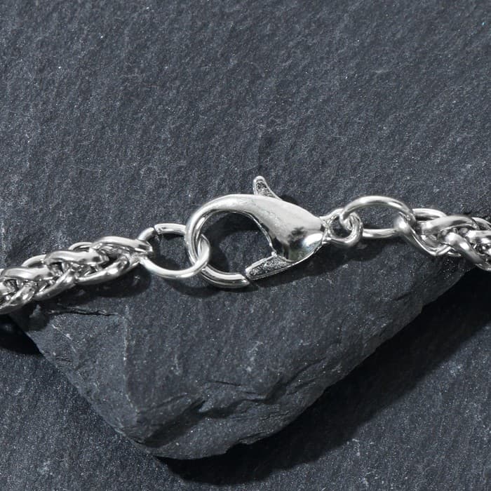 Кулон-амулет «Молот Тора», мьёльнир, цвет чернёное серебро, 60 см