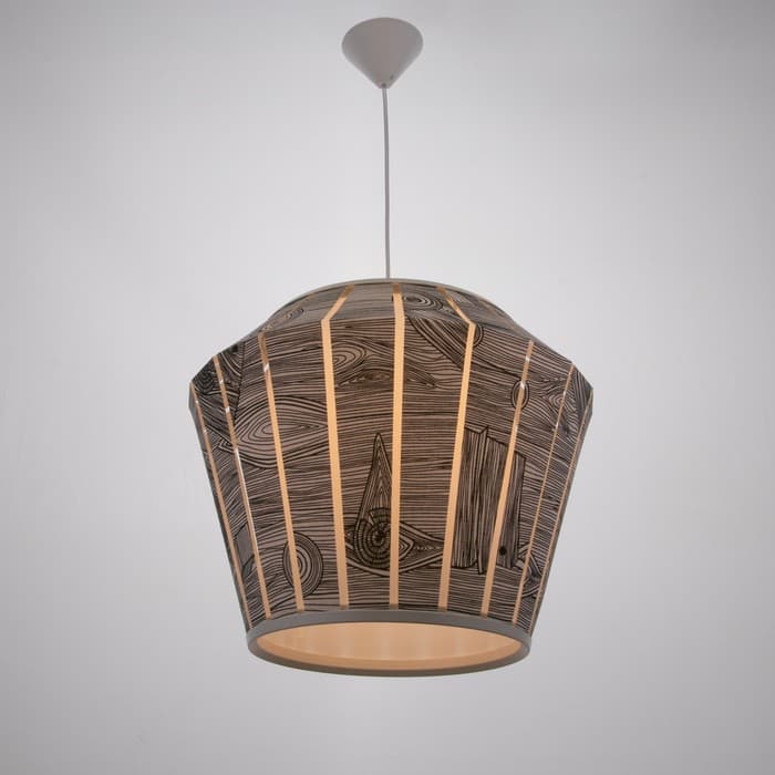 Светильник BayerLux 1673/1WT E27 40 Вт бело-черный 48×48×36-136 см