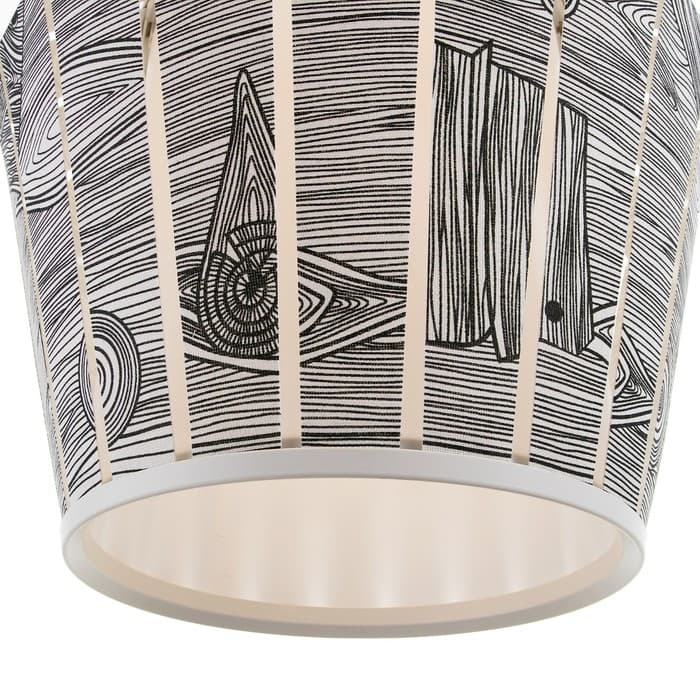 Светильник BayerLux 1673/1WT E27 40 Вт бело-черный 48×48×36-136 см