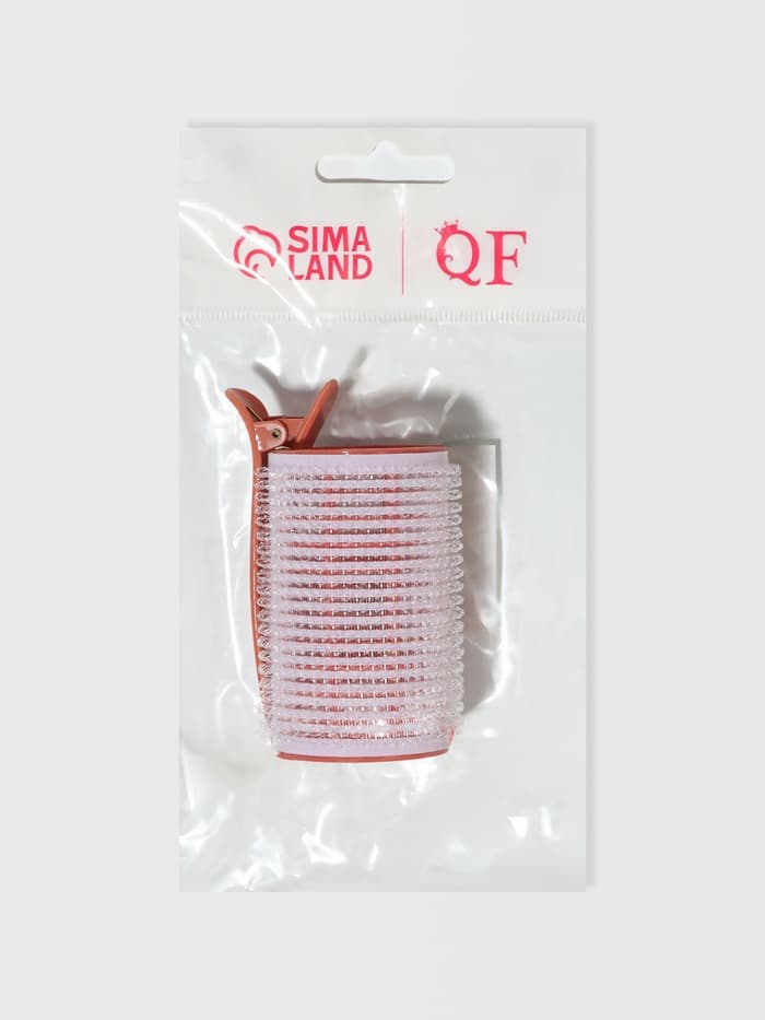 Бигуди для чёлки, с зажимом, d=3.5 см, 6.2 см, МИКС