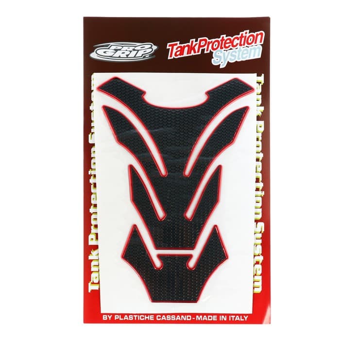 Защитная наклейка на бак мотоцикла, 20×14 см, красные полосы