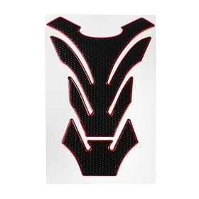 Защитная наклейка на бак мотоцикла, 20×14 см, красные полосы