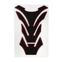 Защитная наклейка на бак мотоцикла, 20×14 см, красные полосы