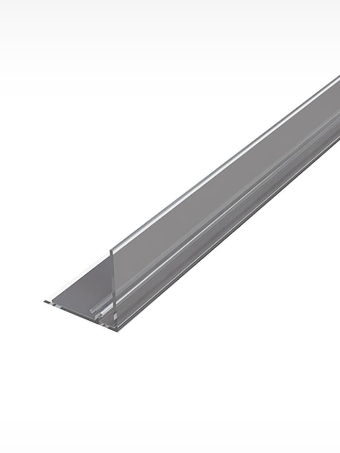 Ограничитель передний пластиковый с Т-профилем и магнитным скотчем ширина 20 мм, 1250×25×25 мм