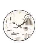 Часы настенные классические «Пора готовить», для кухни, бесшумные, плавный ход, d=30 см