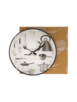 Часы настенные классические «Пора готовить», для кухни, бесшумные, плавный ход, d=30 см