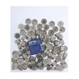 Заглушка ZEIN engr, 1/2", крышка, внутренняя резьба, нержавеющая сталь