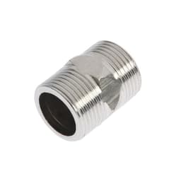 Ниппель ZEIN engr, 3/4", наружная резьба, нержавеющая сталь